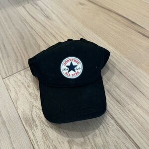 NWOT Converse Black Cap with Star Detail